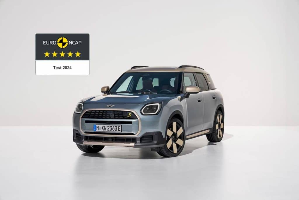 Euro NCAP awards BMW’s new MINI Countryman 5-star safety rating