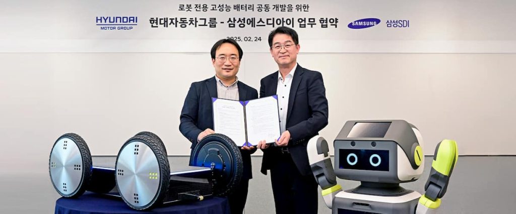 Confirmed: Hyundai and Samsung to build high-performance robot batteries 