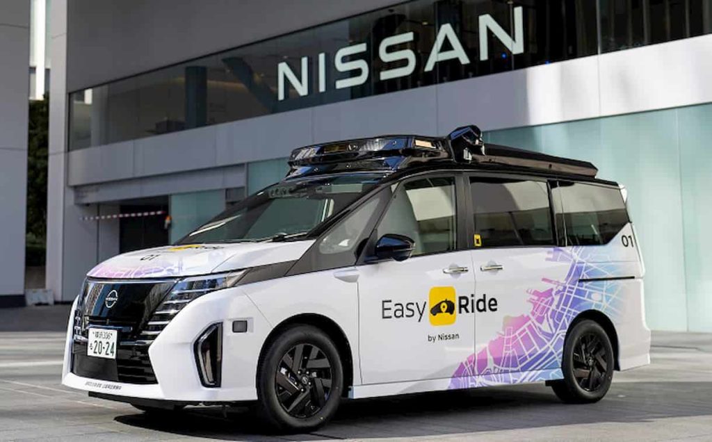 Nissan tests autonomous-drive technology ahead of mobility service launch