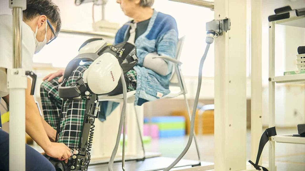 Toyota builds medical robots to help stroke victims walk