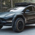 Cybertruck’s little brother? Tesla teases Cyber SUV design