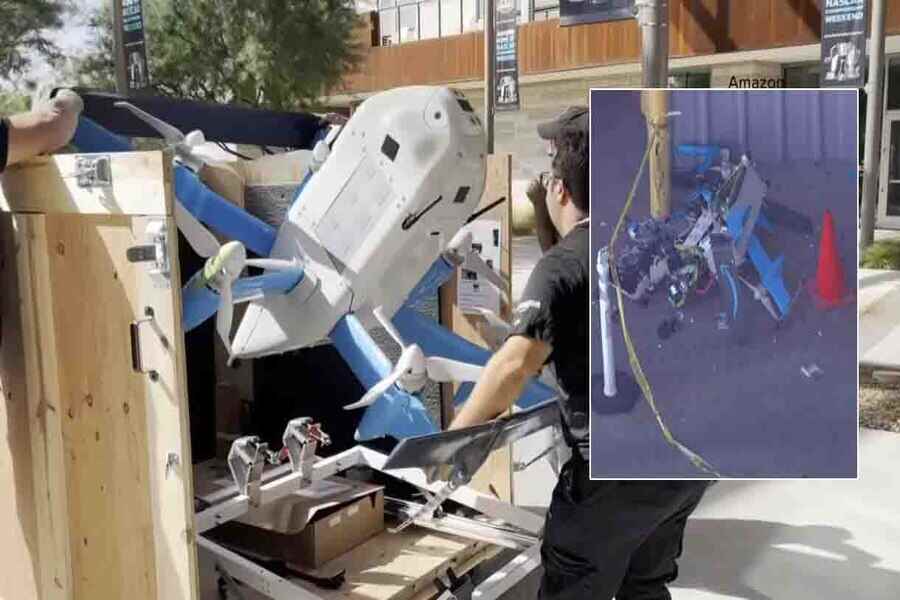 Amazon’s aerial delivery falters: Man nearly killed by drone mishap