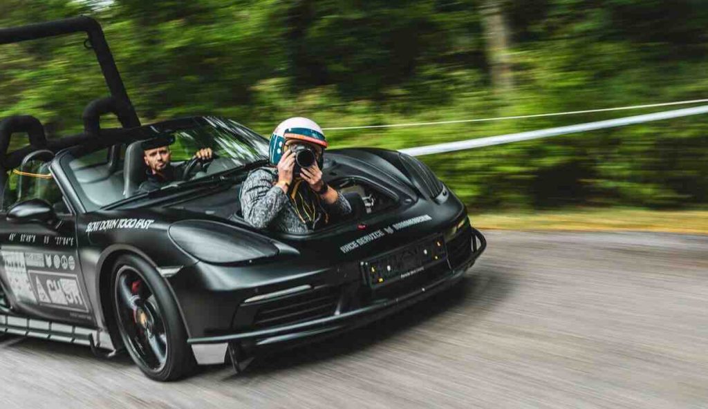 Apprentices remodel vintage Porsche into track filming machine