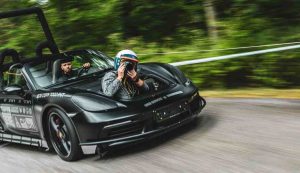 Apprentices remodel vintage Porsche into track filming machine
