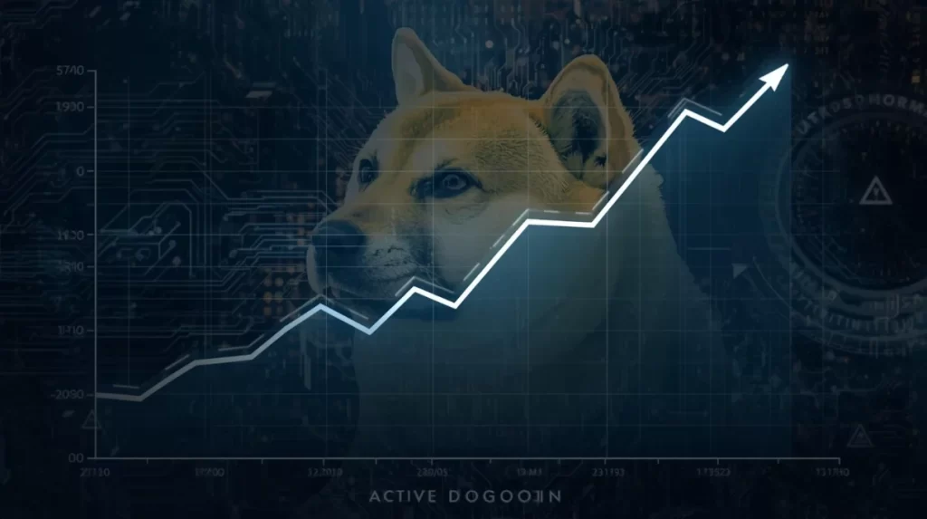Active Dogecoin Addresses Hit 3-Month High: Is a Rally Imminent?