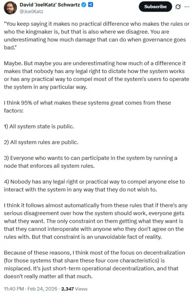 Ripple CTO’s closing argument.