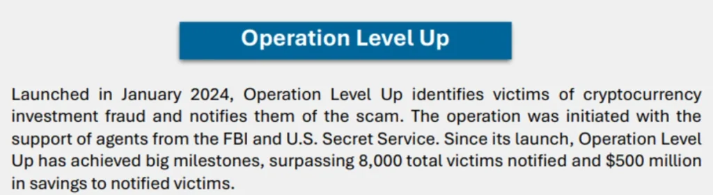Operation Level Up.