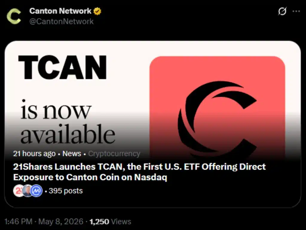 Source: Canton Network, Twitter