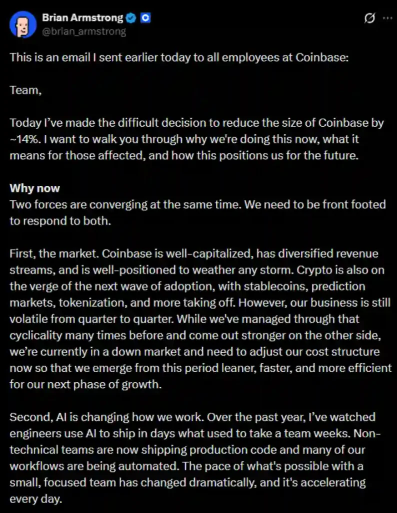 Coinbase, Brian Armstrong, Twitter