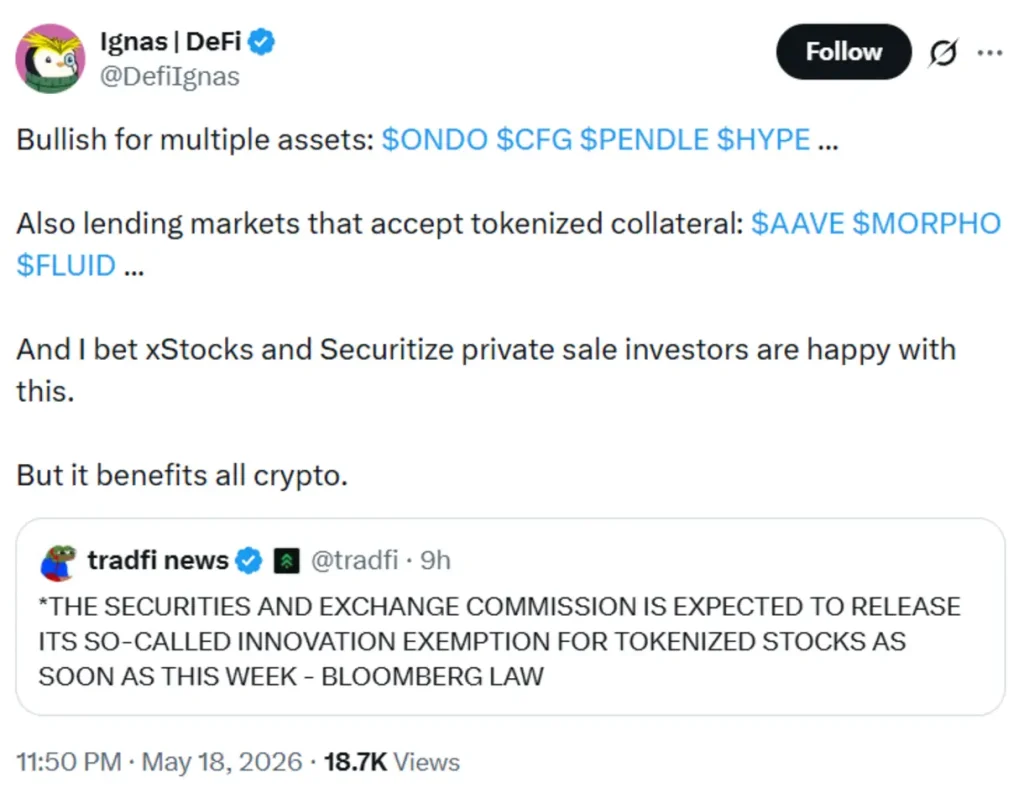 DeFi analyst’s views.