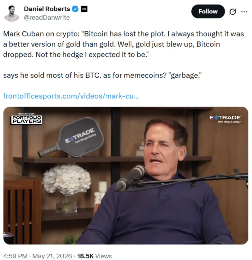 Cuban’s interview.