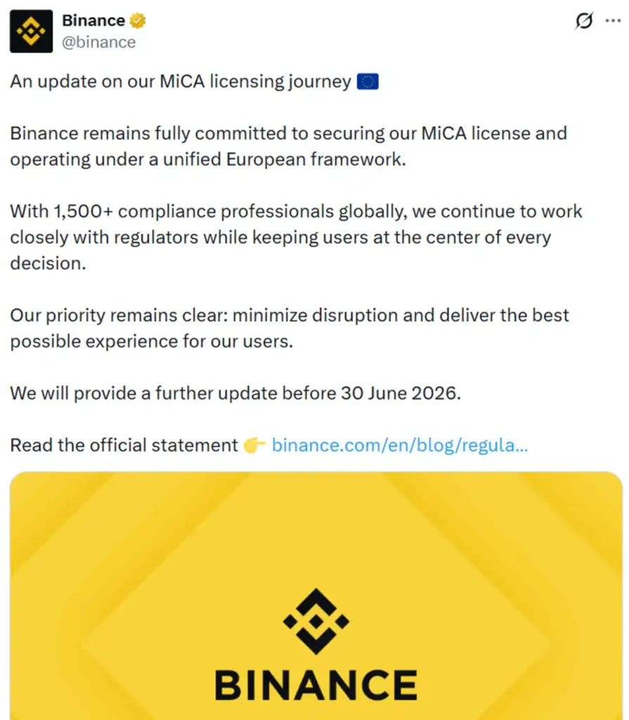 Crypto exchange's response to the report.