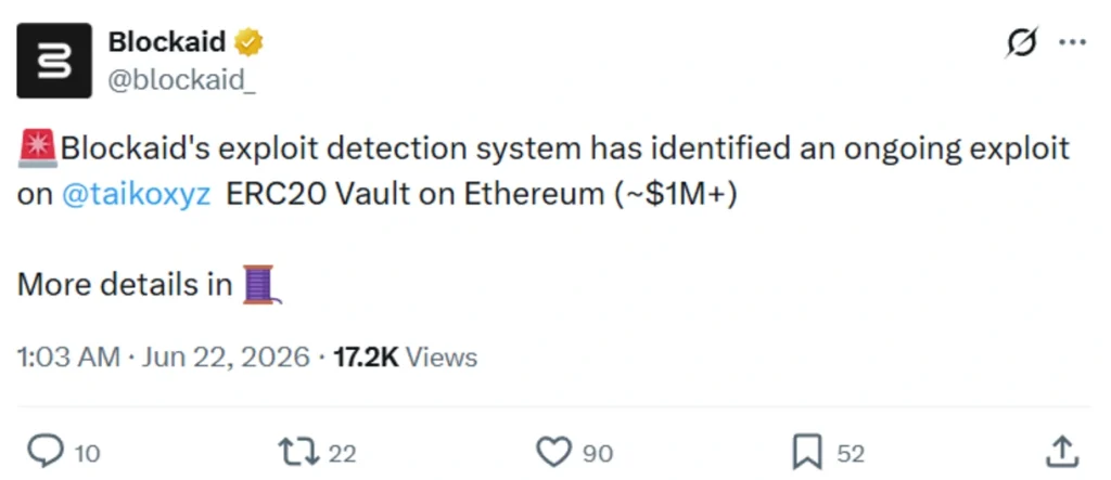 Reporting on the incident.