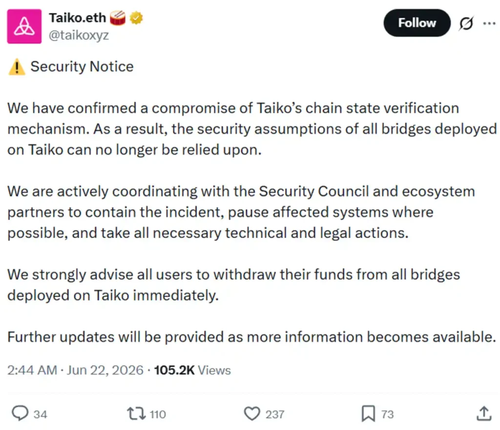 Acknowledging the incident.