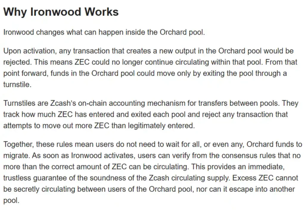 Explaining Ironwood.