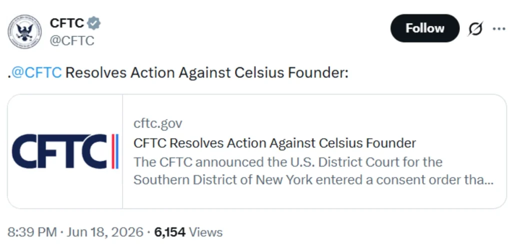 Agency announcing its decision.
