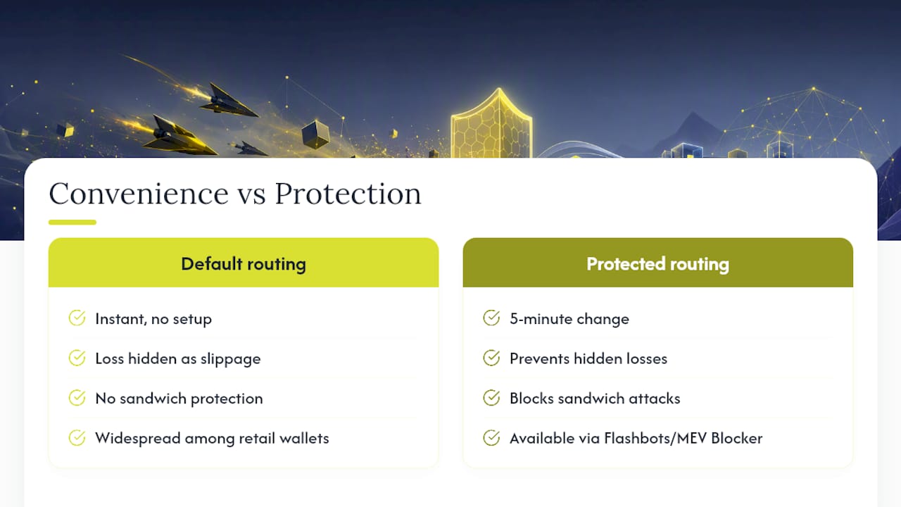 The Gap Between Convenience and Protection — overview diagram