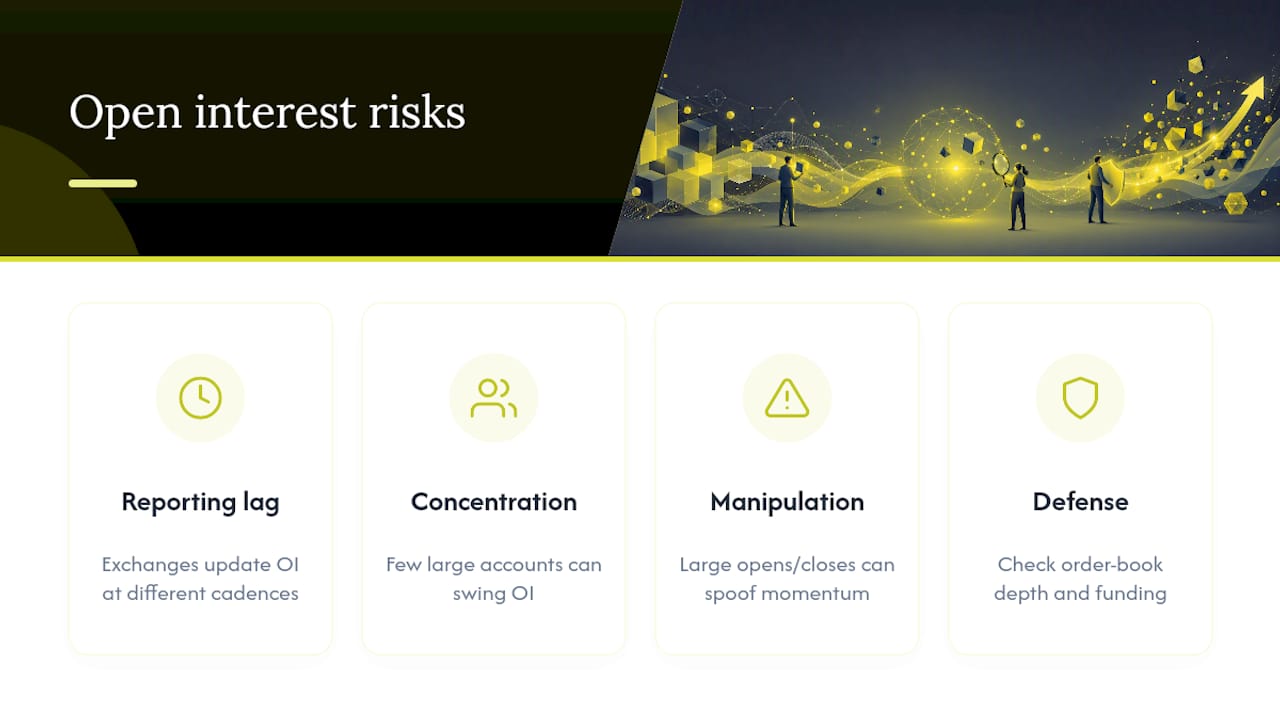 Limitations and Manipulation Risks You Should Know Before Relying on Open Interest — overview diagram