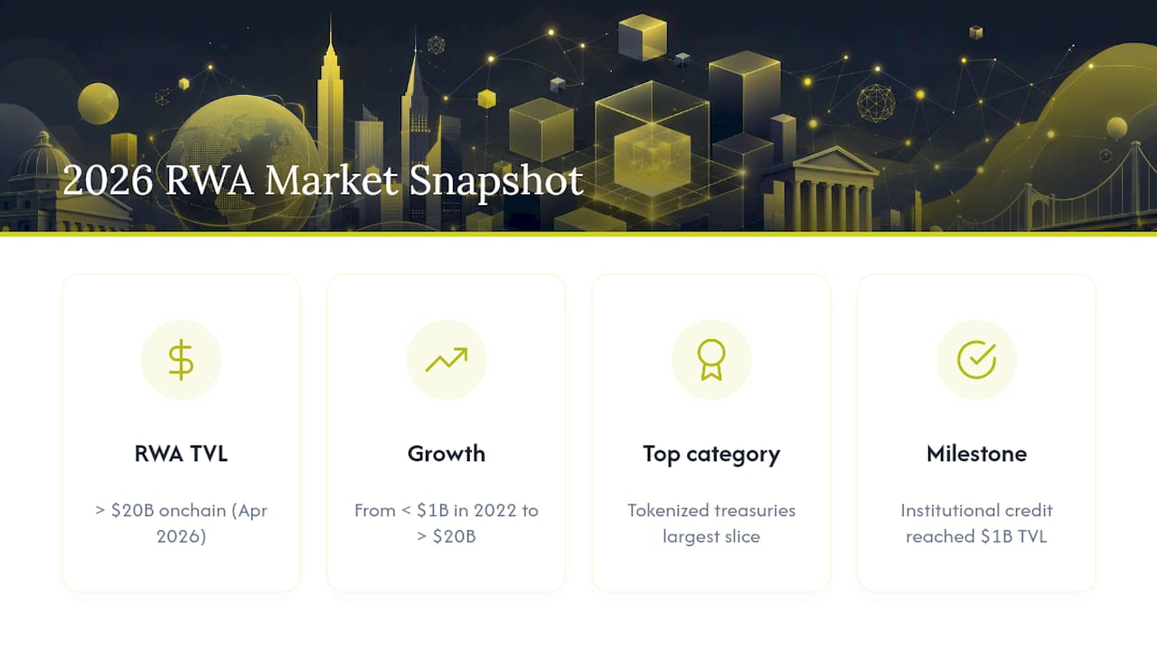 RWA market growth from 2022 to 2026