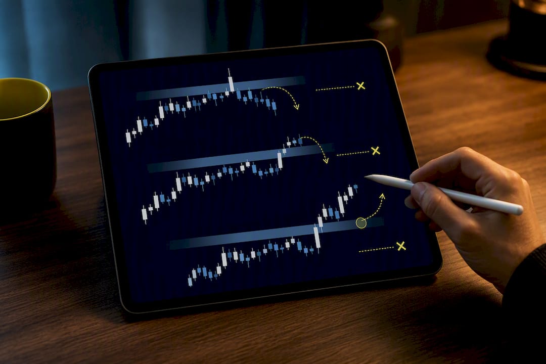 Illustration of breakout retest failures